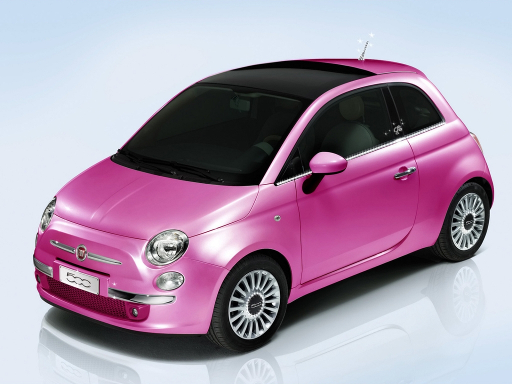 Fiat 500 Barbie for 1024 x 768 resolution