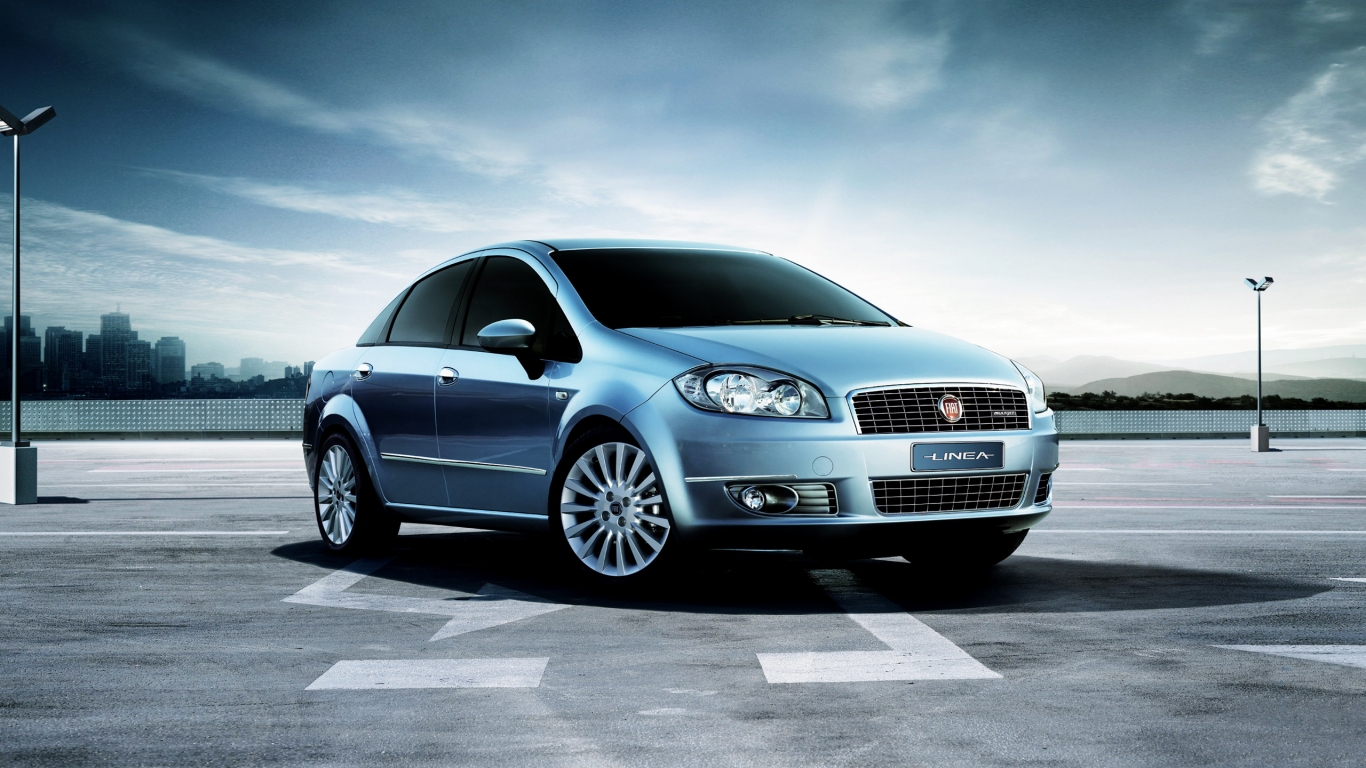 Fiat Linea 2009 for 1366 x 768 HDTV resolution