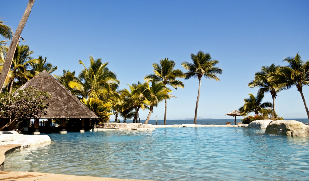 Fiji Island for 1024 x 600 widescreen resolution
