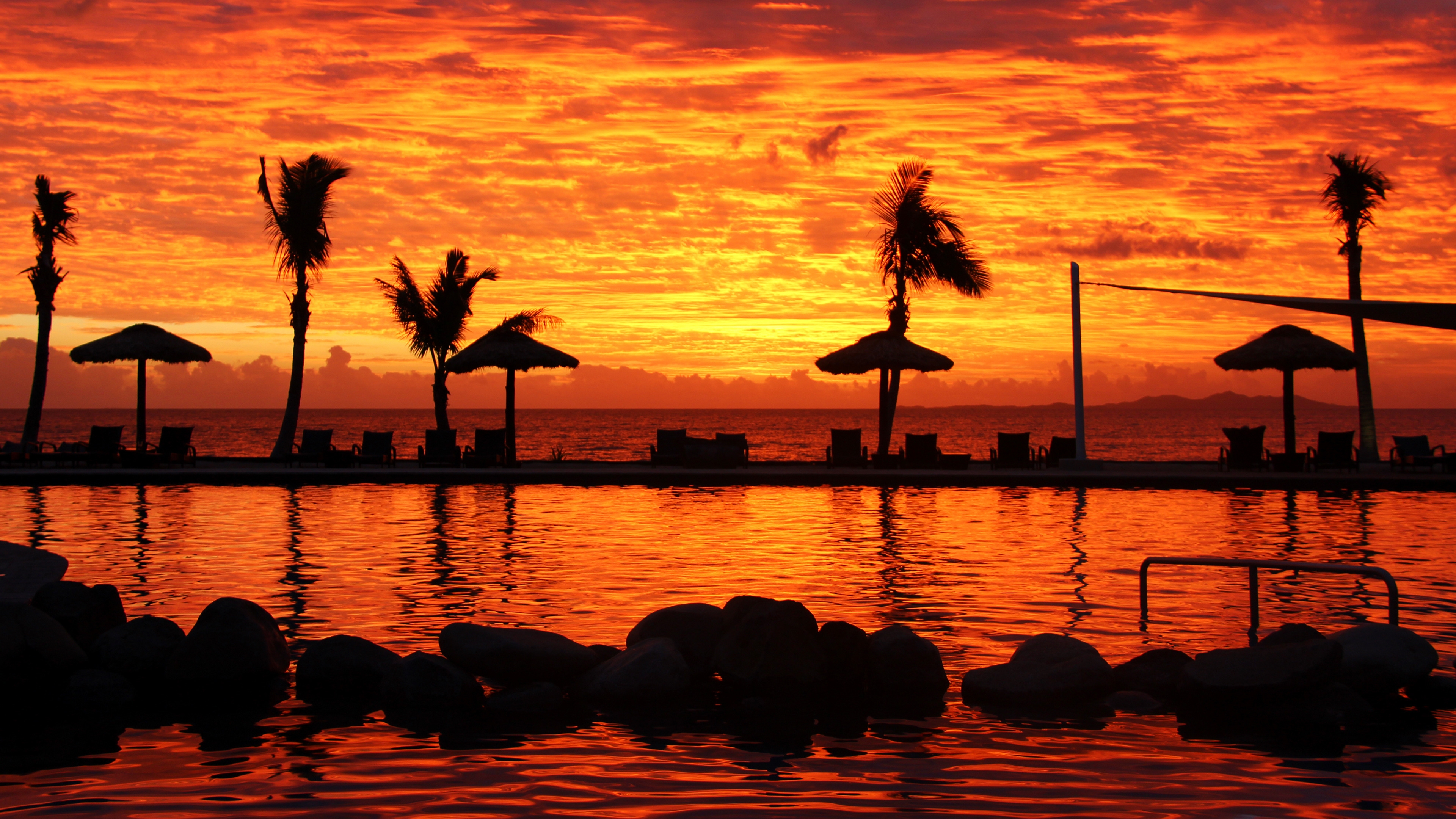 Fijian Sunset for 3840 x 2160 Ultra HD resolution