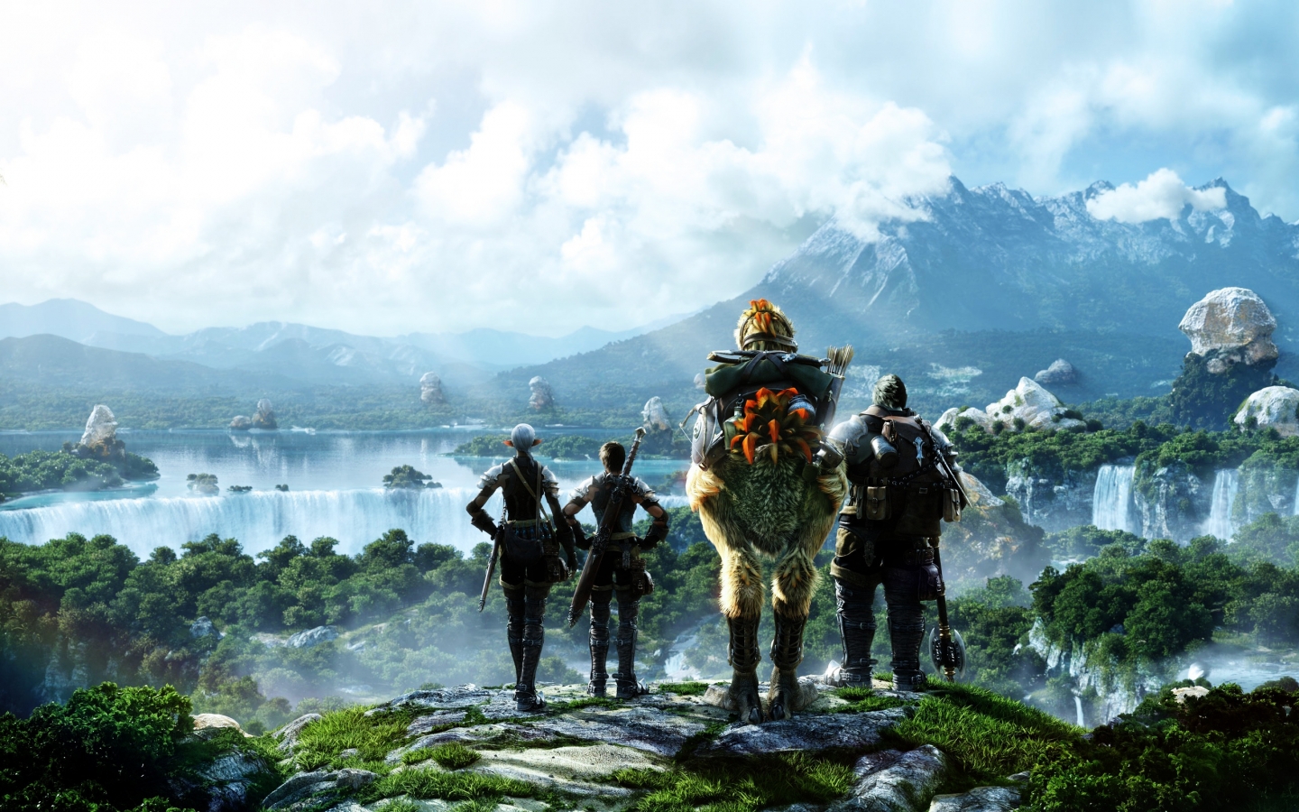 Final Fantasy Scene for 1440 x 900 widescreen resolution