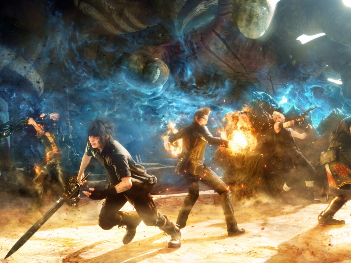 Final Fantasy V Battle for 1152 x 864 resolution