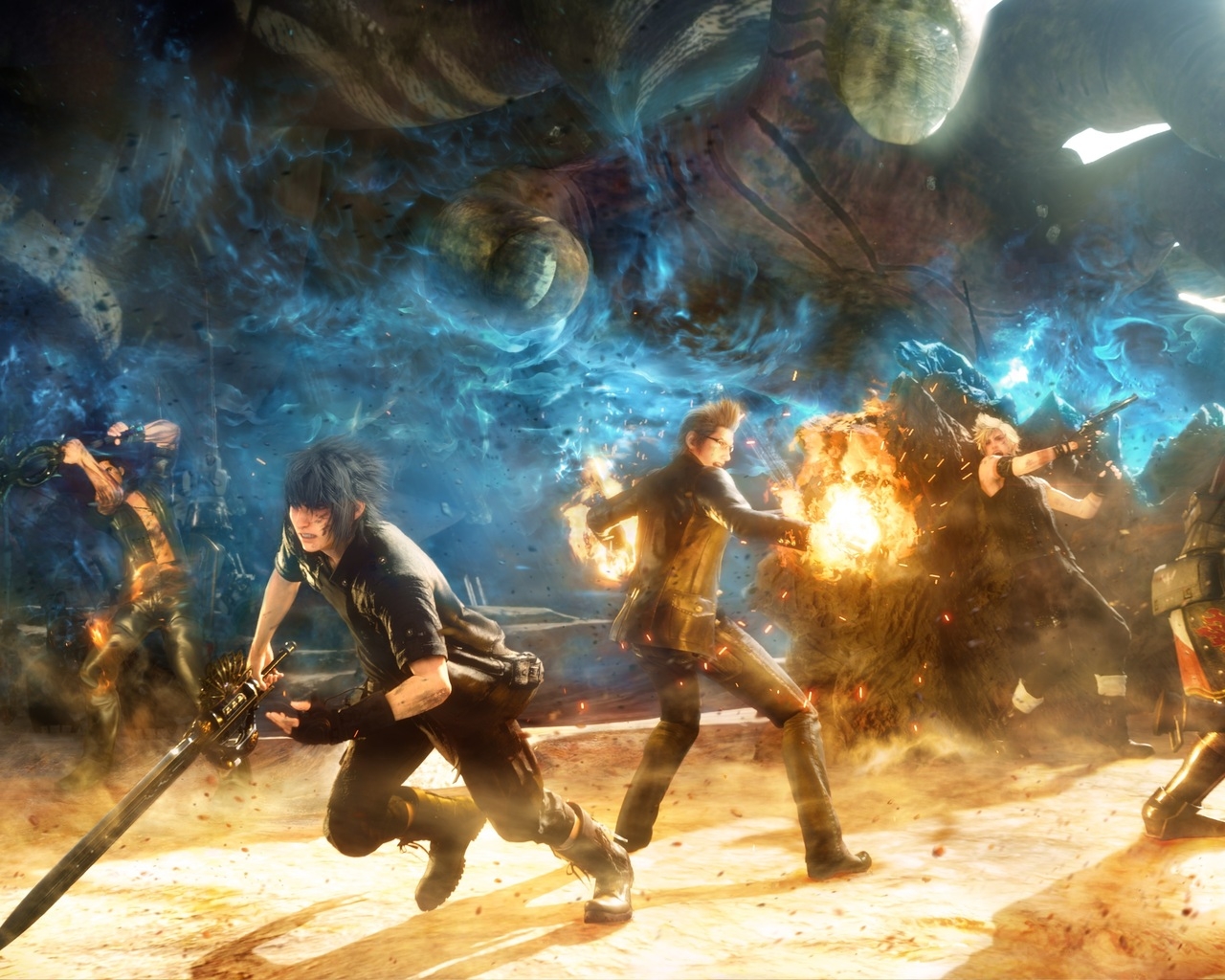 Final Fantasy V Battle for 1280 x 1024 resolution