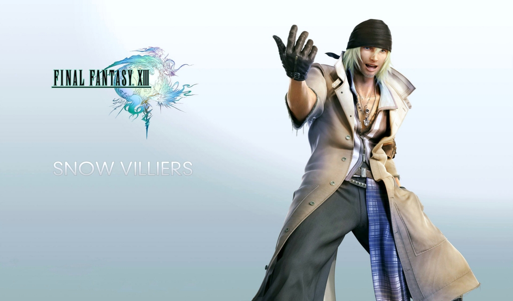 Final Fantasy XIII Snow Villiers for 1024 x 600 widescreen resolution