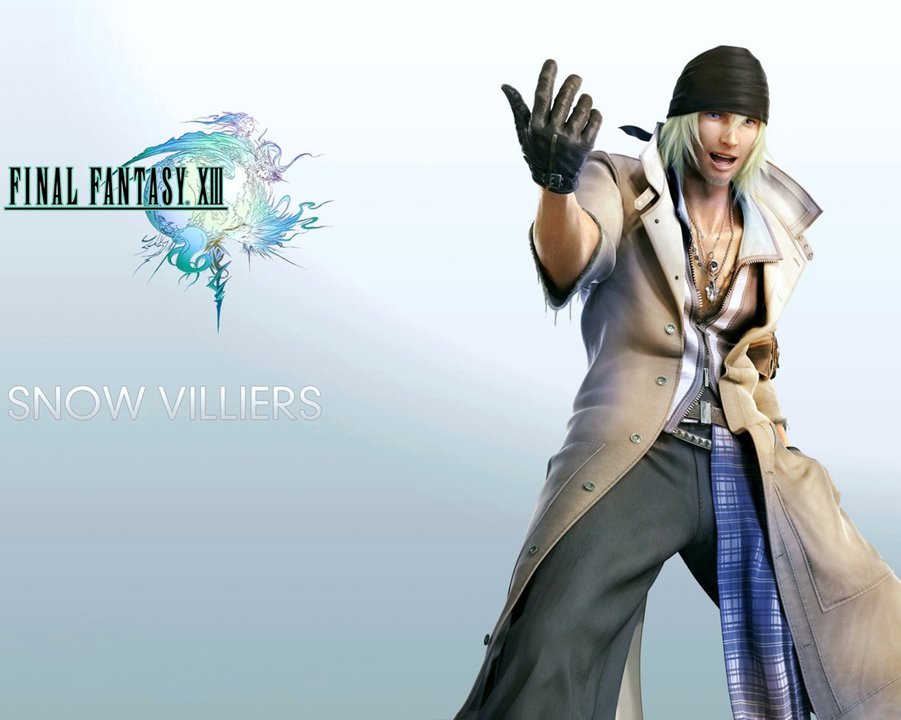 Final Fantasy XIII Snow Villiers for 1280 x 1024 resolution