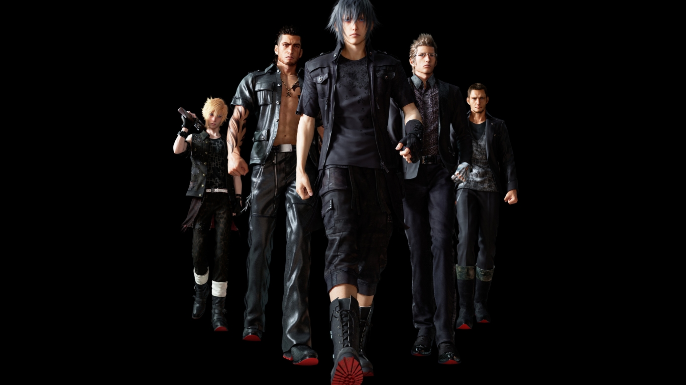 Final Fantasy XV Characters for 1366 x 768 HDTV resolution