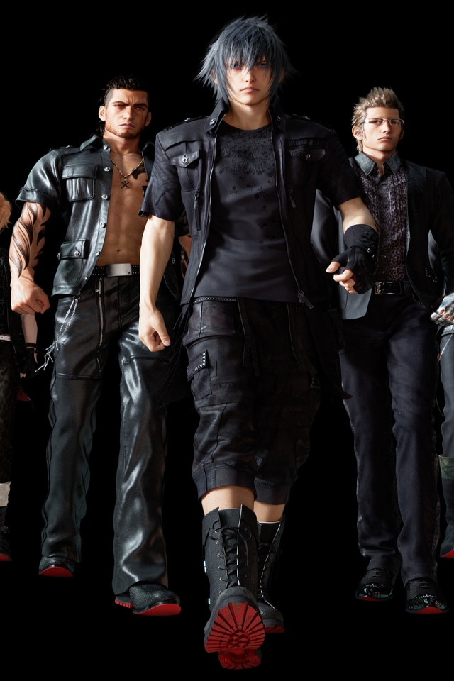 Final Fantasy XV Characters for 640 x 960 iPhone 4 resolution