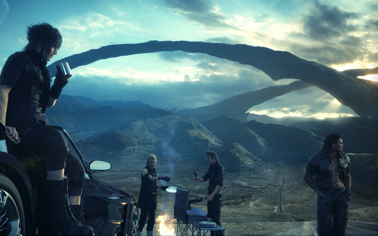 Final Fantasy XV Scene for 1280 x 800 widescreen resolution