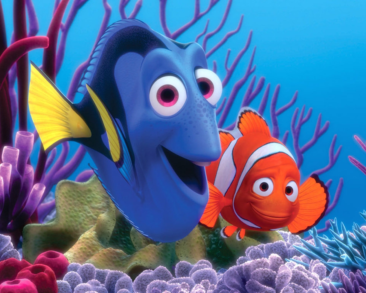 Finding Nemo Fishes for 1280 x 1024 resolution
