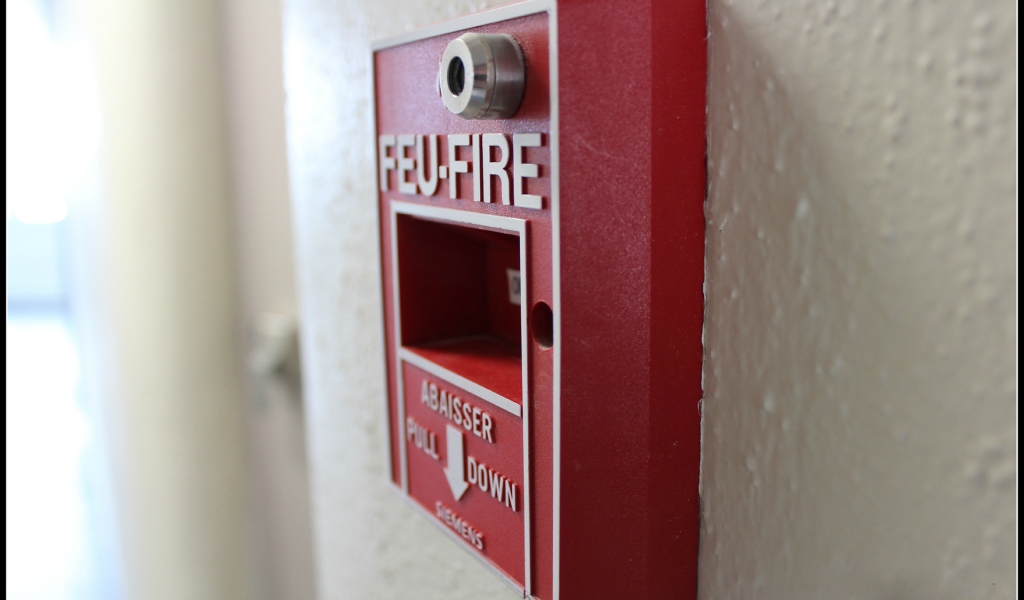 Fire Alarm for 1024 x 600 widescreen resolution