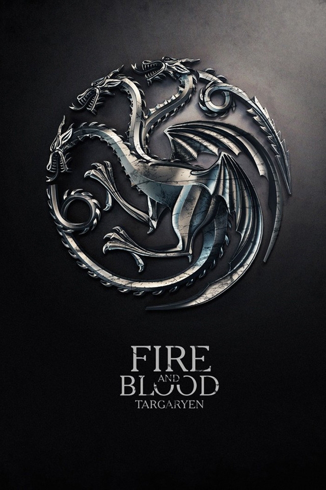 Fire and Blood for 640 x 960 iPhone 4 resolution