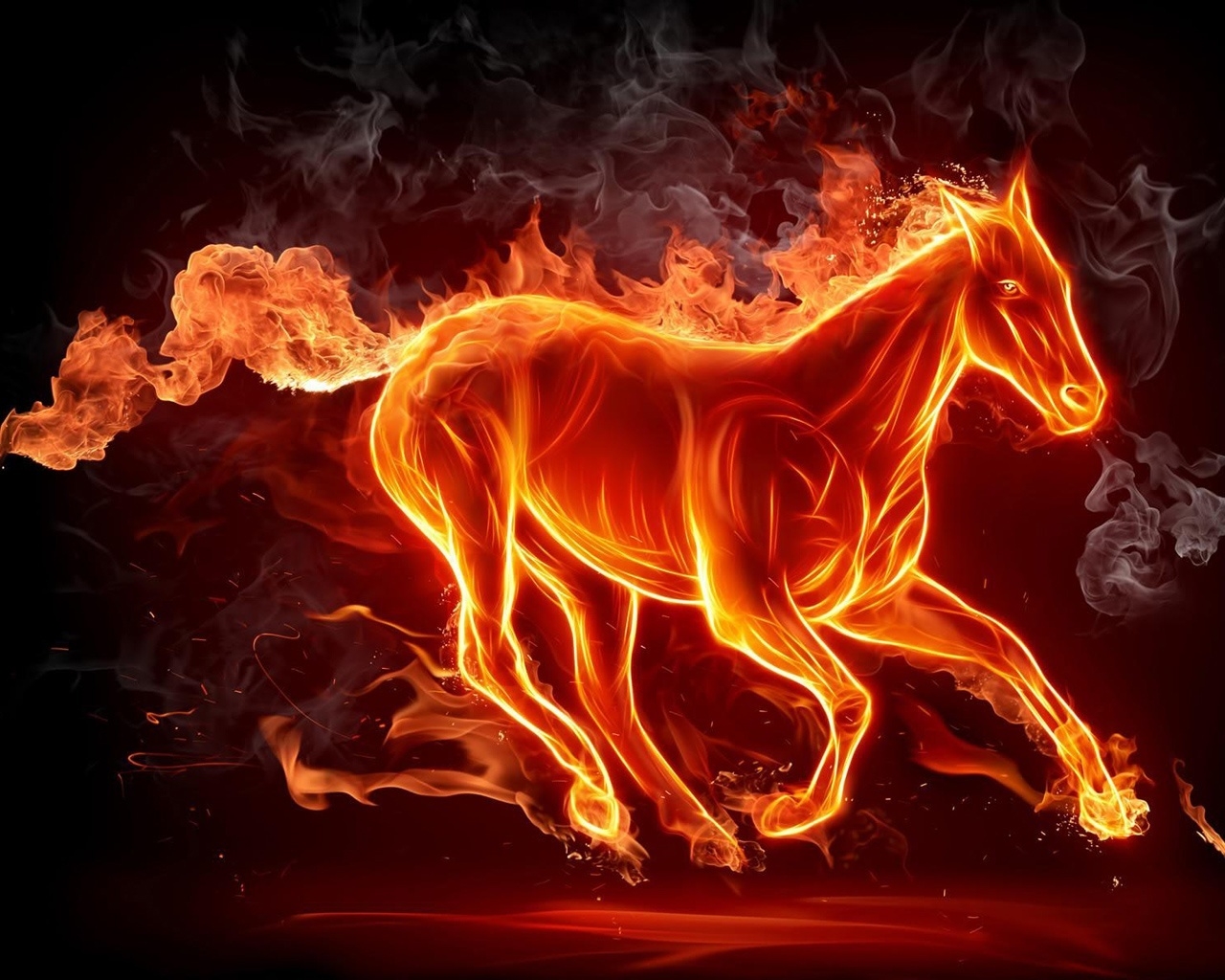 Fire Horse for 1280 x 1024 resolution