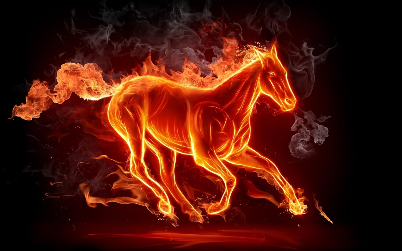 Fire Horse for 1680 x 1050 widescreen resolution