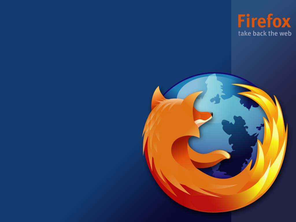 Firefox Blue for 1024 x 768 resolution