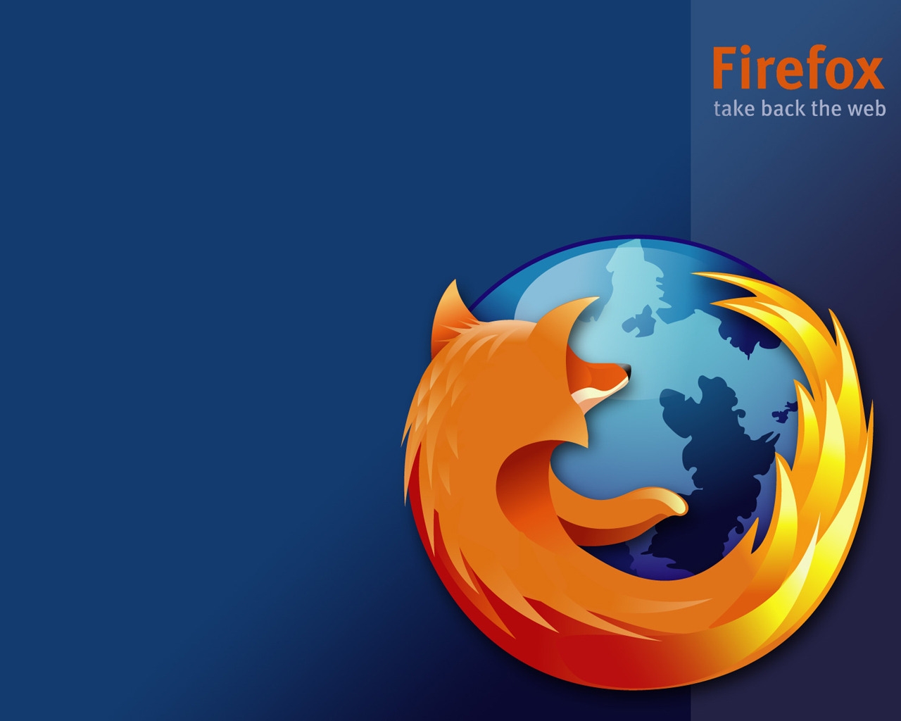 Firefox Blue for 1280 x 1024 resolution