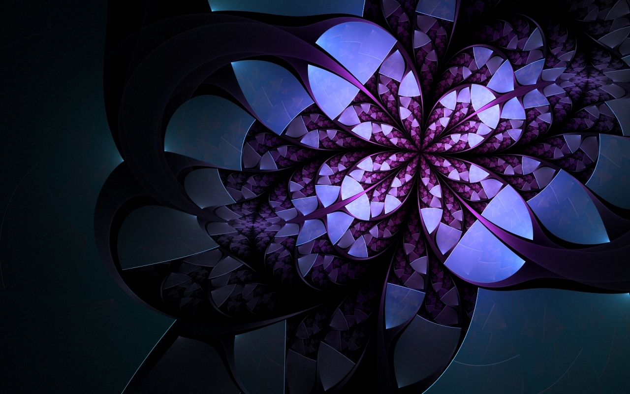 Flower Design Art for 1280 x 800 widescreen resolution