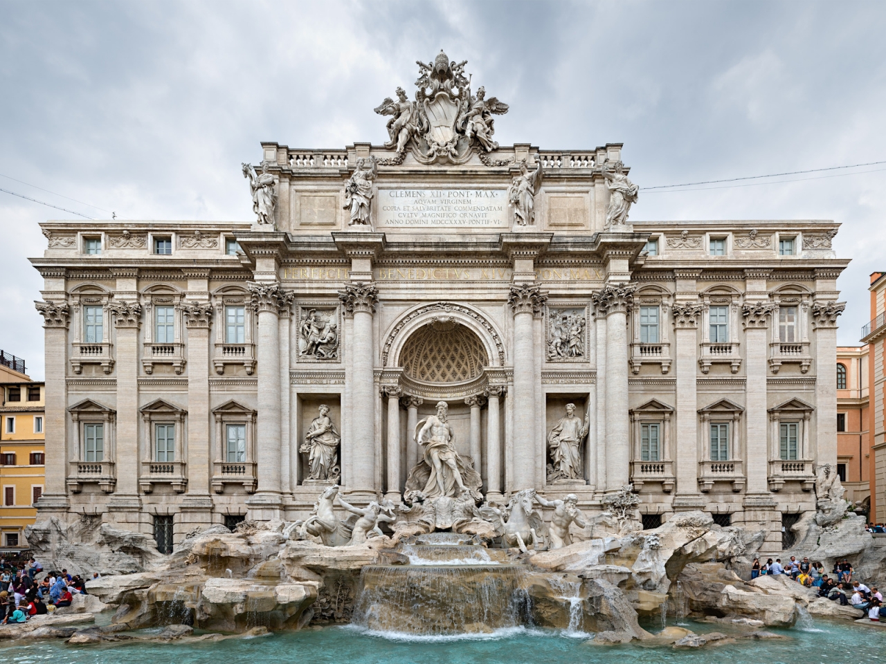 Fontana di Trevi Italy for 1280 x 960 resolution