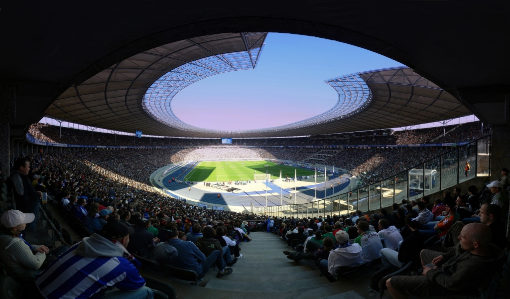 Football Stadium for 1024 x 600 widescreen resolution