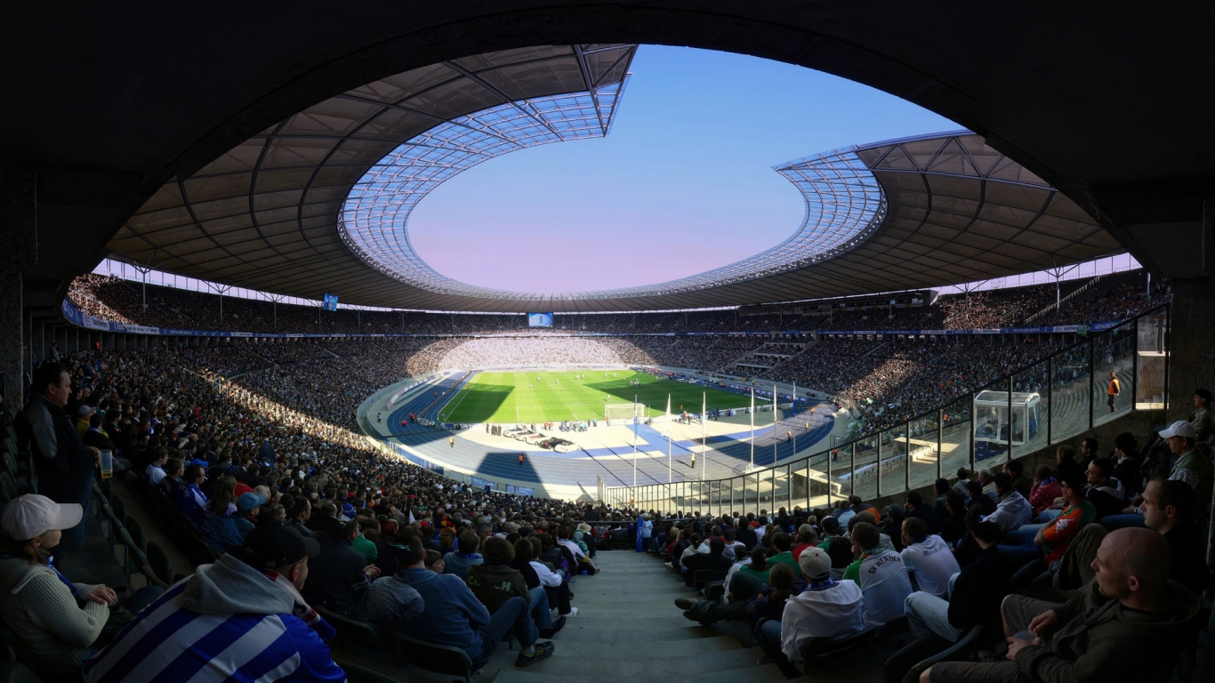 Football Stadium for 1366 x 768 HDTV resolution