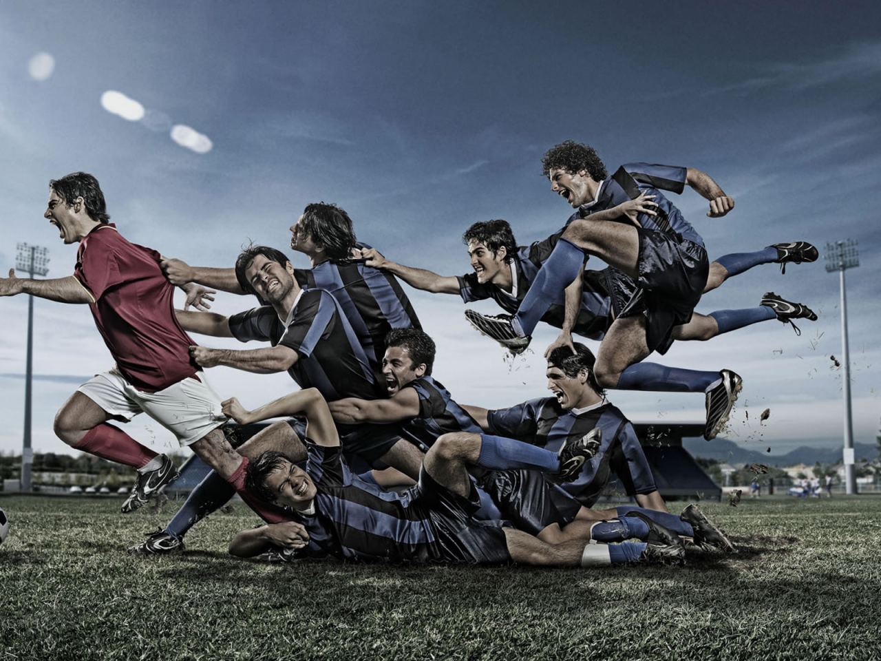 Football Team for 1280 x 960 resolution