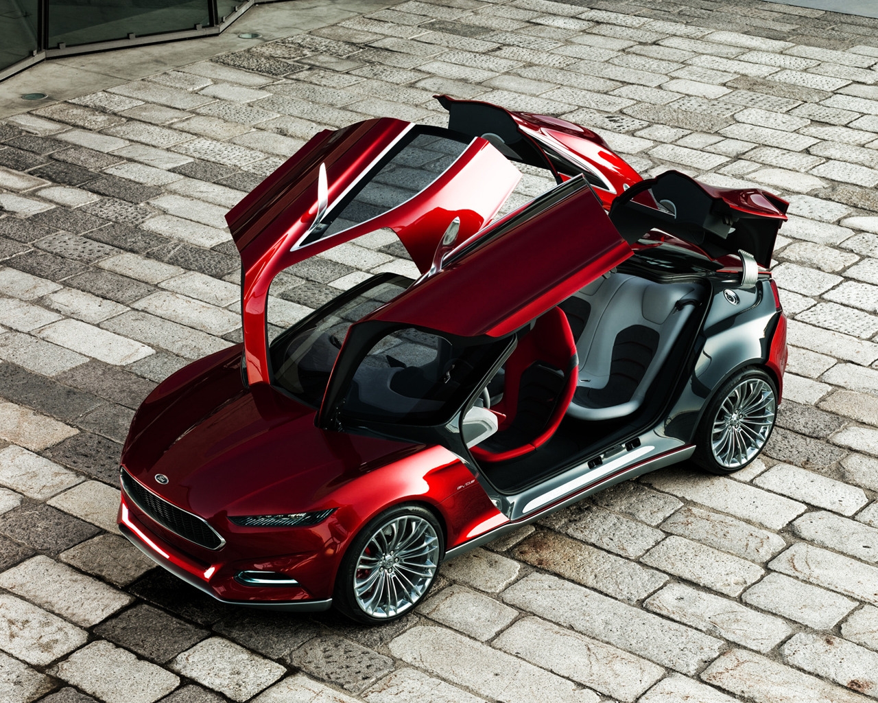 Ford Evos Concept Open Doors for 1280 x 1024 resolution