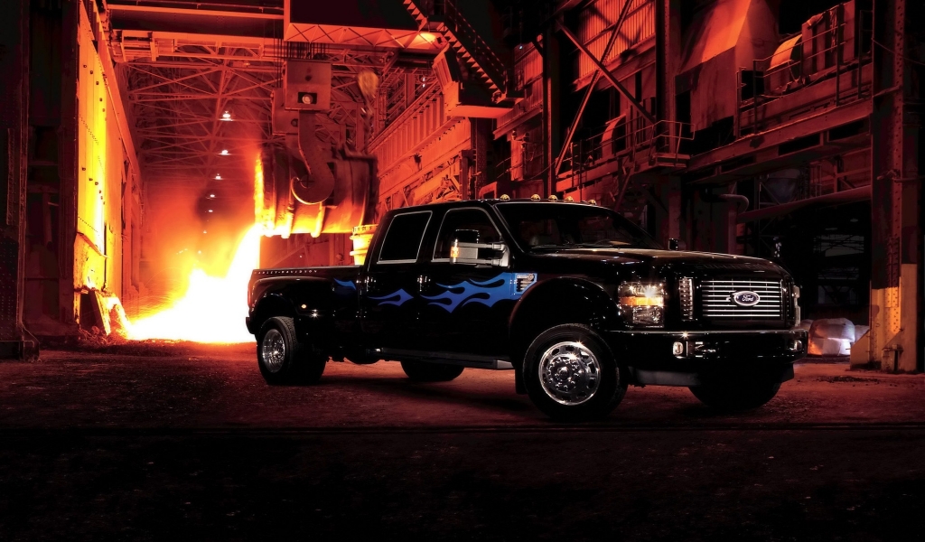 Ford F 450 Super Duty 2009 for 1024 x 600 widescreen resolution