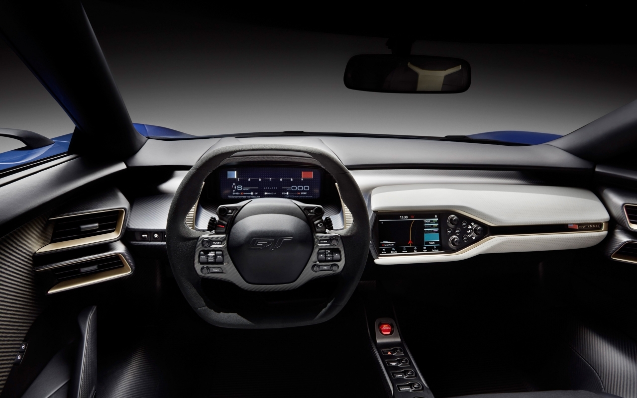 Ford GT Interior for 1280 x 800 widescreen resolution