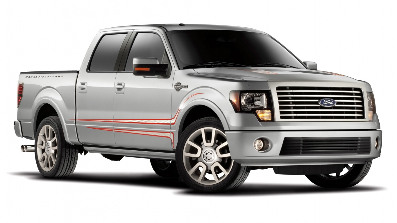 Ford Harley Davidson F 150 Side Angle for 1366 x 768 HDTV resolution