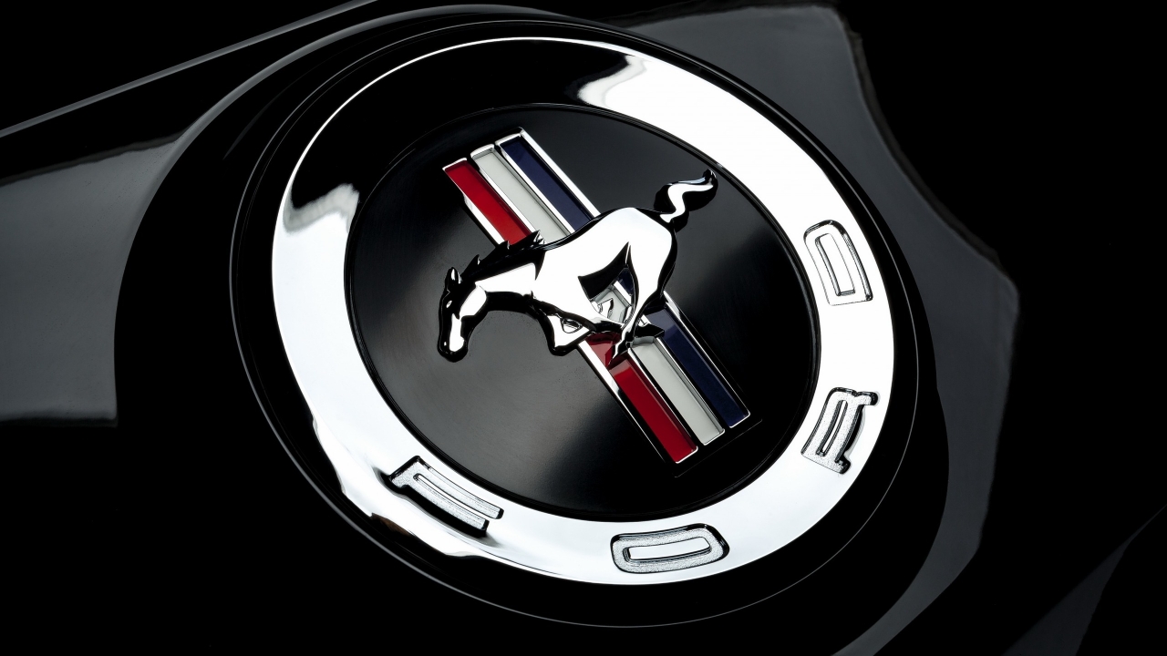 Ford Mustang Emblem for 1280 x 720 HDTV 720p resolution
