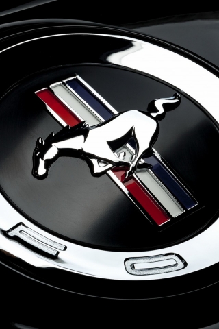 Ford Mustang Emblem for 320 x 480 iPhone resolution