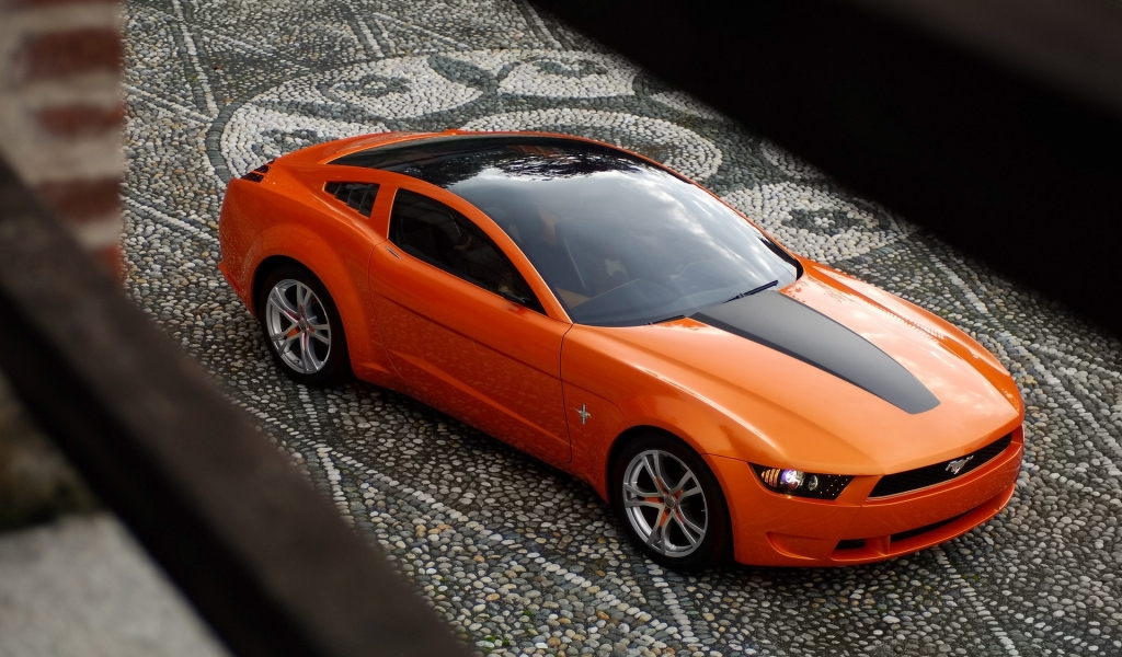 Ford Mustang Giugiaro Concept for 1024 x 600 widescreen resolution