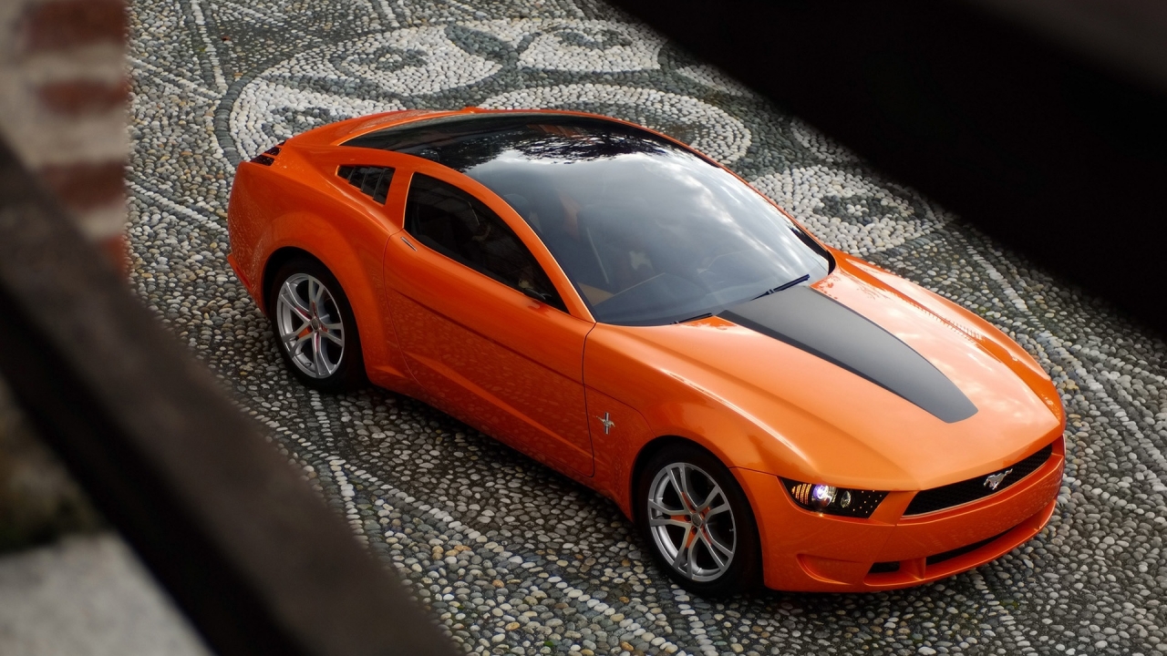 Ford Mustang Giugiaro Concept for 1280 x 720 HDTV 720p resolution