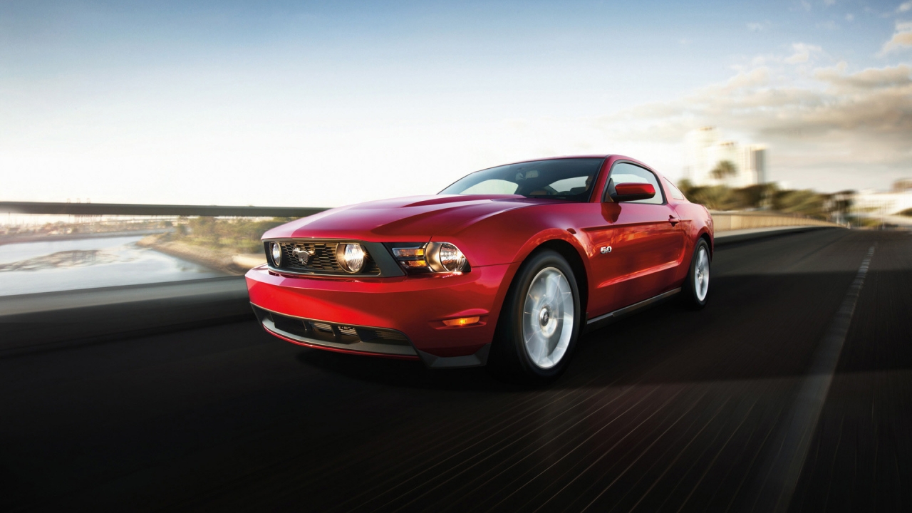 Ford Mustang GT 2012 for 1280 x 720 HDTV 720p resolution