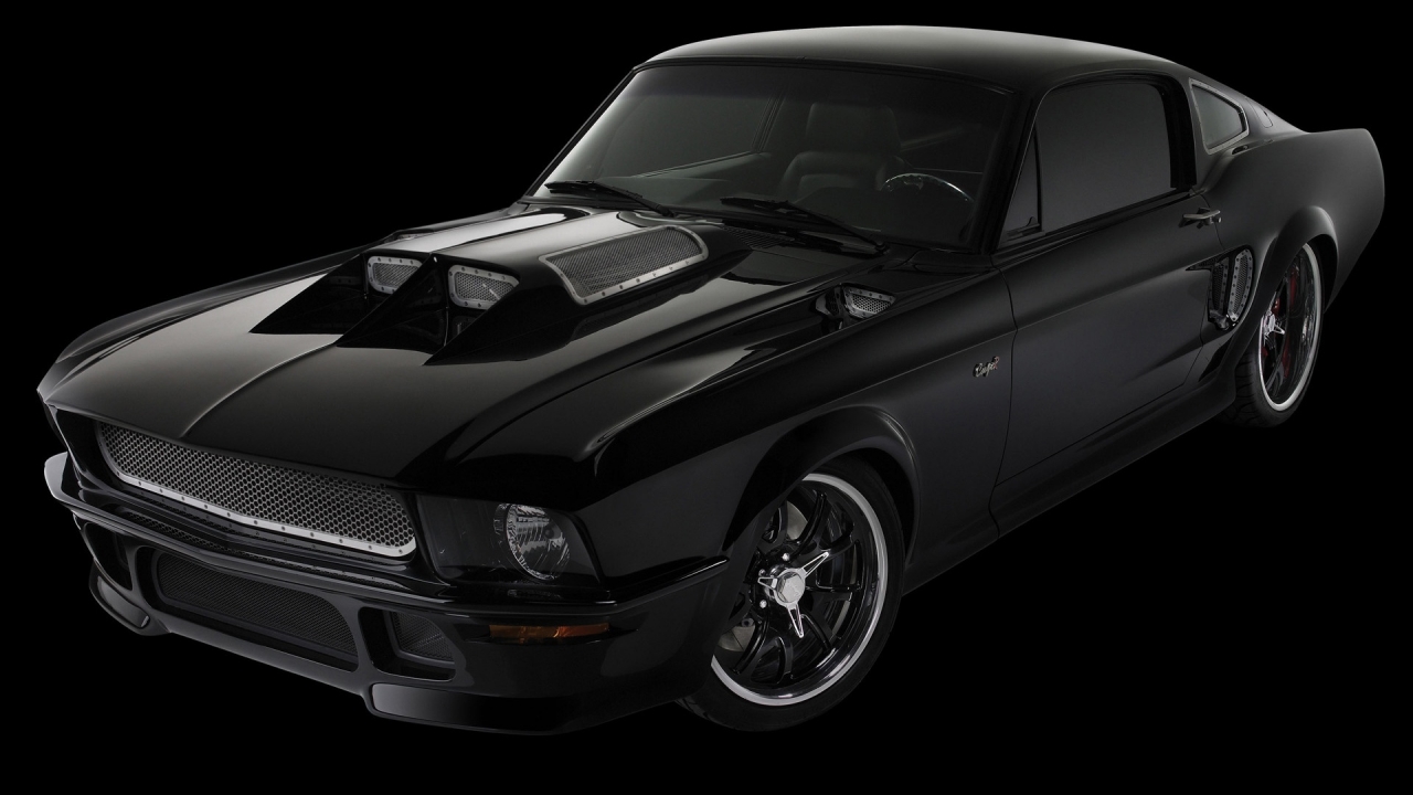 Ford Mustang Obsidian 2008 for 1280 x 720 HDTV 720p resolution