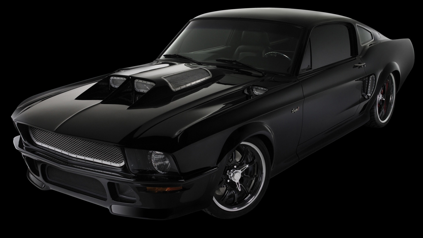 Ford Mustang Obsidian 2008 for 1680 x 945 HDTV resolution