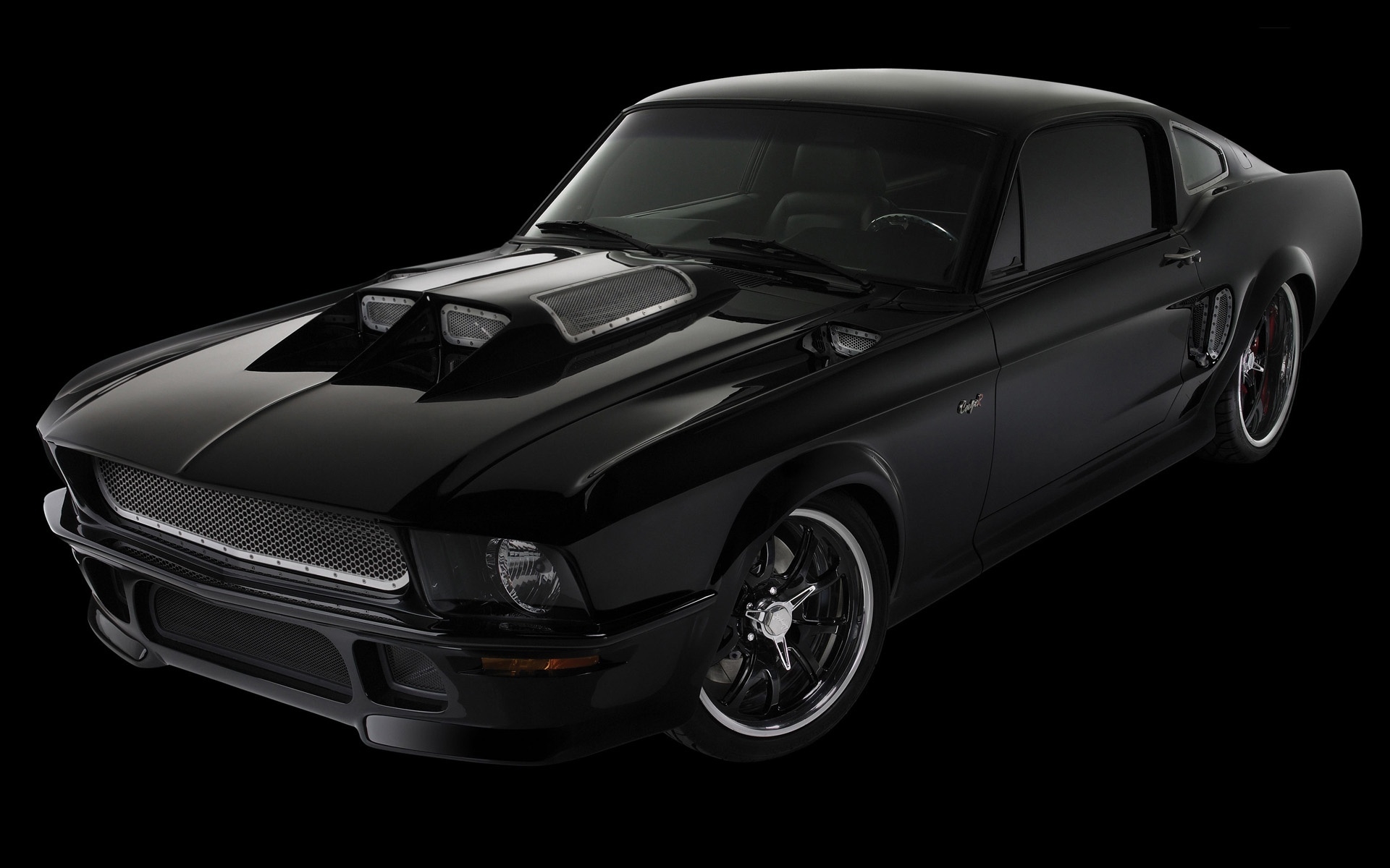 Ford Mustang Obsidian 2008 for 1920 x 1200 widescreen resolution