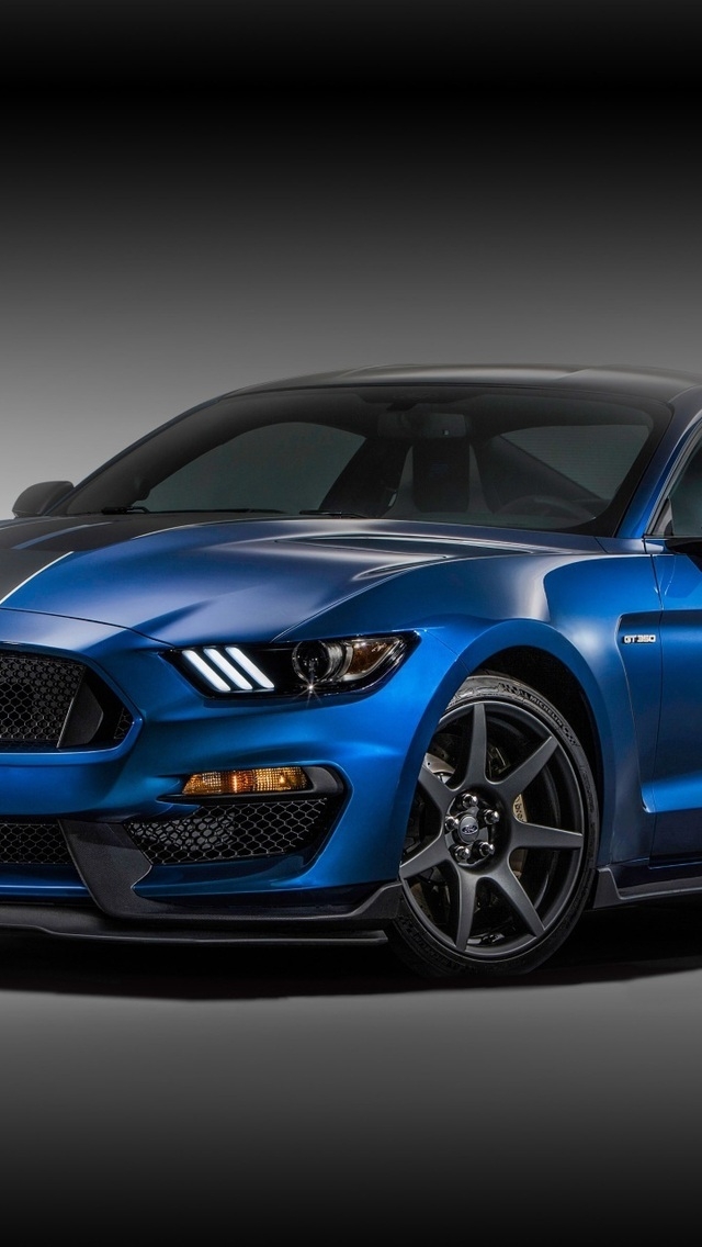 Ford Mustang Shelby GT350R for 640 x 1136 iPhone 5 resolution