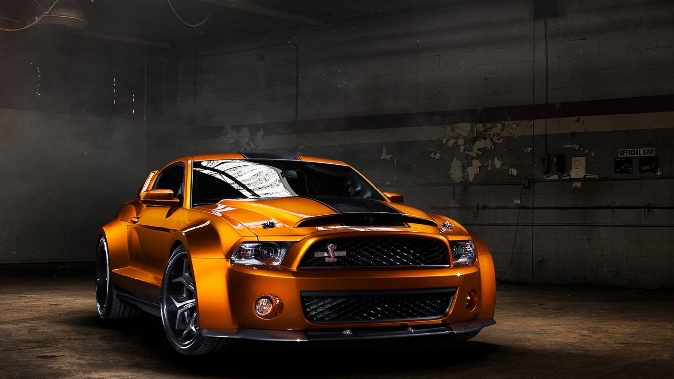 Ford Mustang Shelby GT500 for 1366 x 768 HDTV resolution