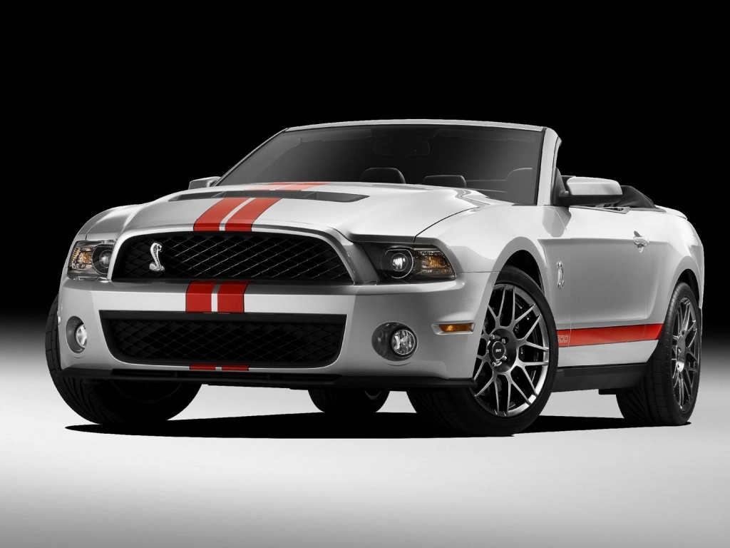 Ford Shelby GT500 Convertible 2010 for 1024 x 768 resolution