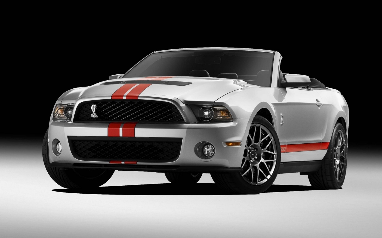 Ford Shelby GT500 Convertible 2010 for 1280 x 800 widescreen resolution