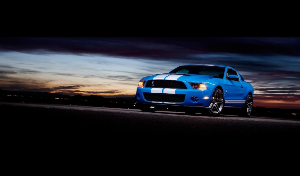 Ford Shelby GT500 Front Angle for 1024 x 600 widescreen resolution