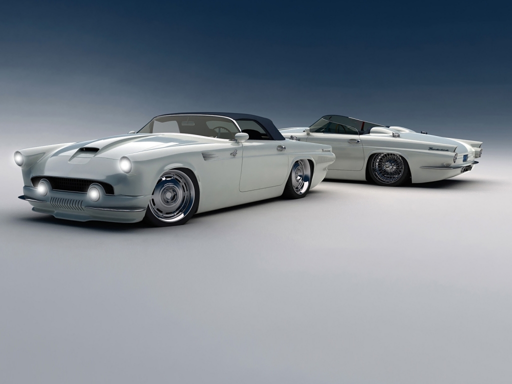 Ford Thunderbird Custom for 1024 x 768 resolution