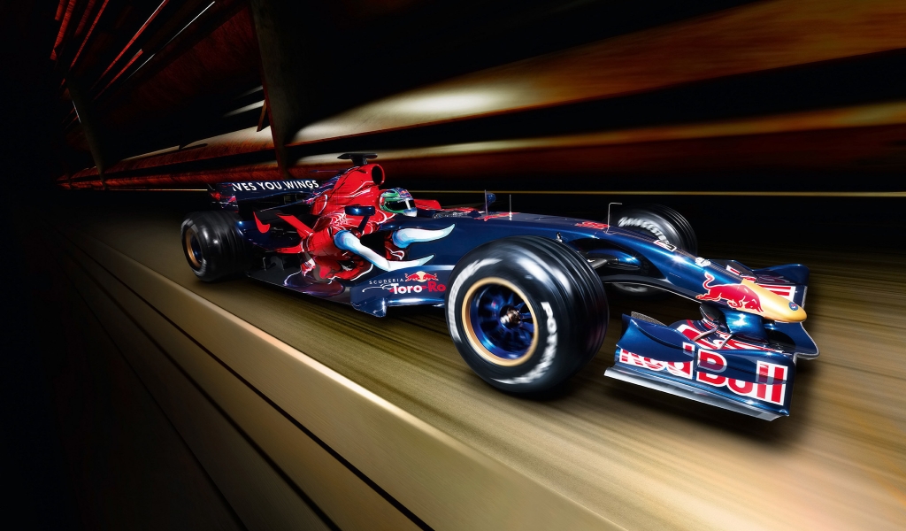 Formula 1 Red Bull 2007 for 1024 x 600 widescreen resolution