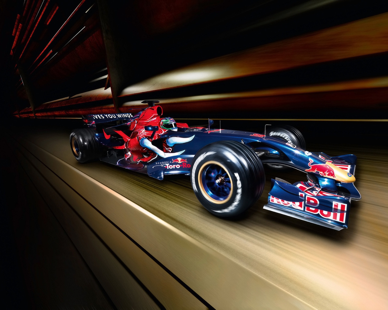 Formula 1 Red Bull 2007 for 1280 x 1024 resolution