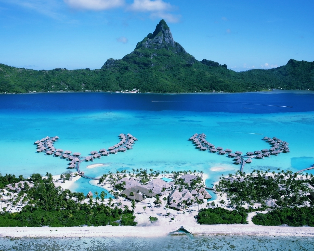 Four Seasons Bora Bora Resort for 1280 x 1024 resolution