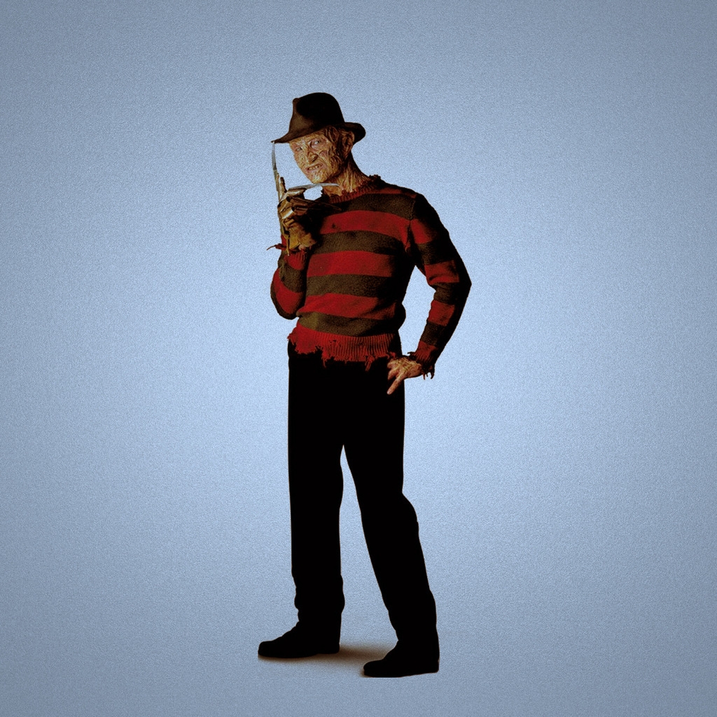 Freddy Krueger for 1024 x 1024 iPad resolution