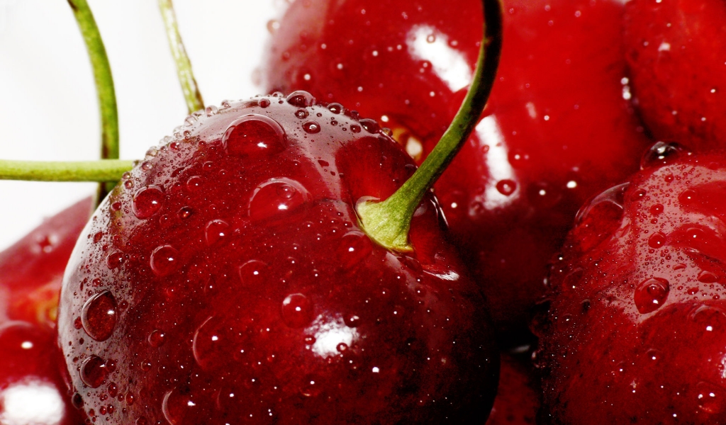 Fresh Cherry for 1024 x 600 widescreen resolution