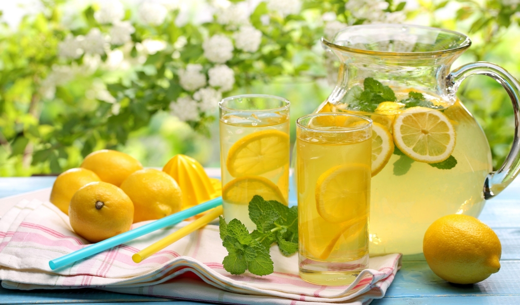 Fresh Lemonade for 1024 x 600 widescreen resolution