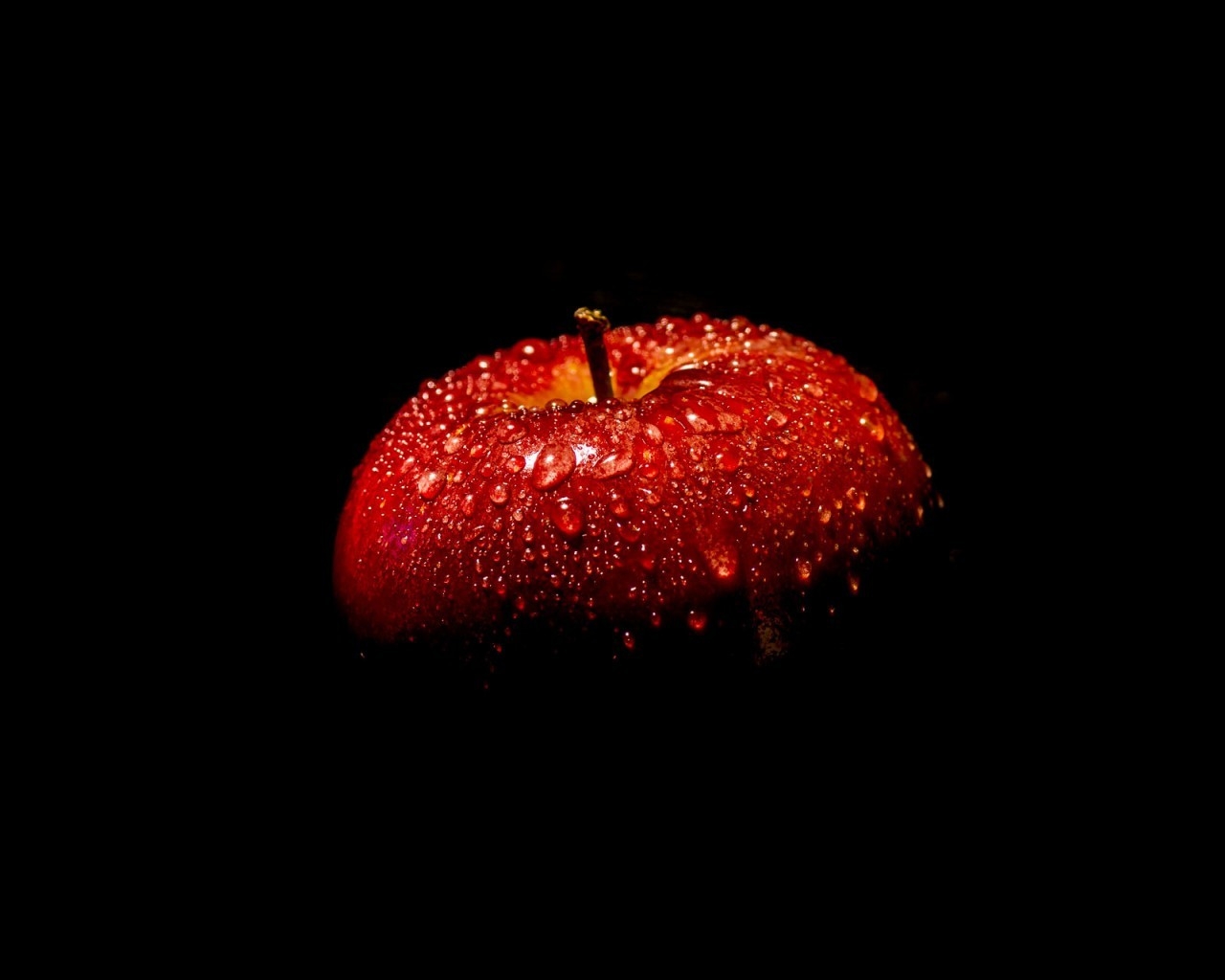 Fresh Red Apple for 1280 x 1024 resolution