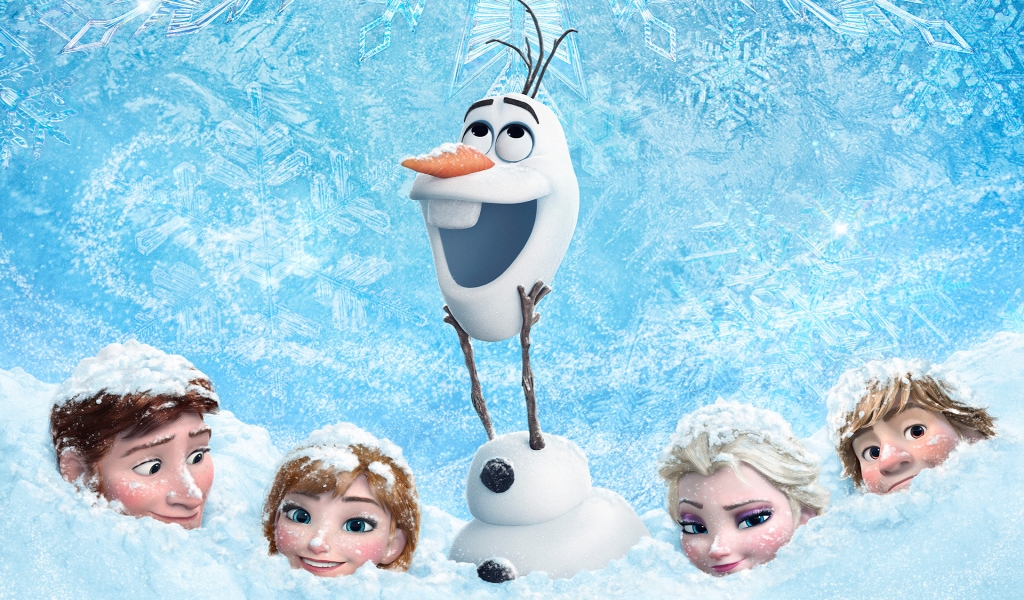 Frozen Animation for 1024 x 600 widescreen resolution